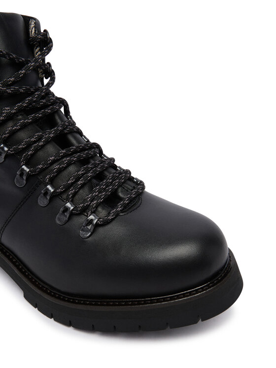 Tommy Hilfiger Kotníková obuv Tommy Hilfiger Elevated Outdoor Lth Wpm Boot FM0FM05995 Černá