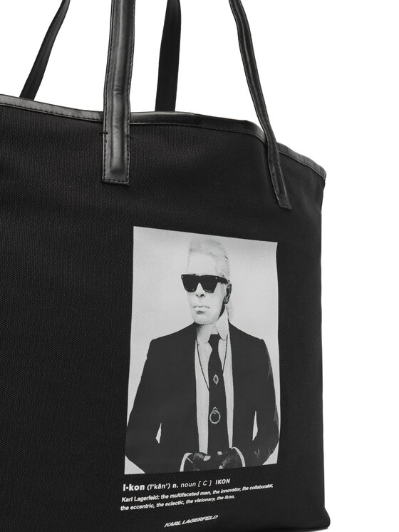 KARL LAGERFELD Kabelka KARL LAGERFELD B1W50059 Černá