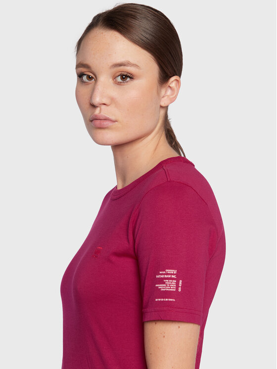 G-STAR G-Star Raw Футболка Mysid D21241-C506-D305 Рожевий Slim Fit