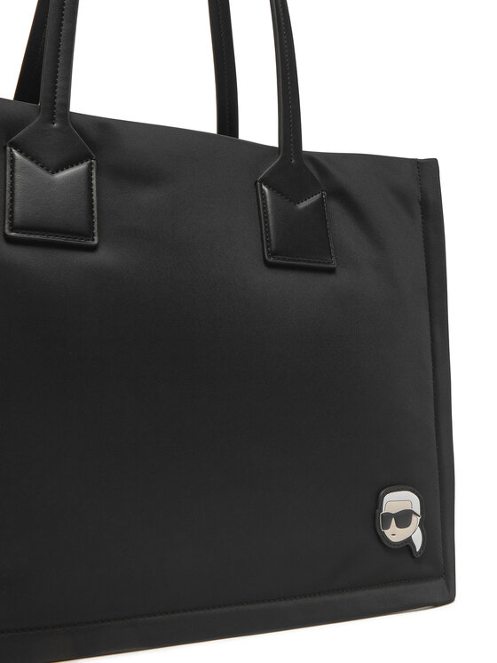 KARL LAGERFELD Ročna torba KARL LAGERFELD A1W30131 Črna