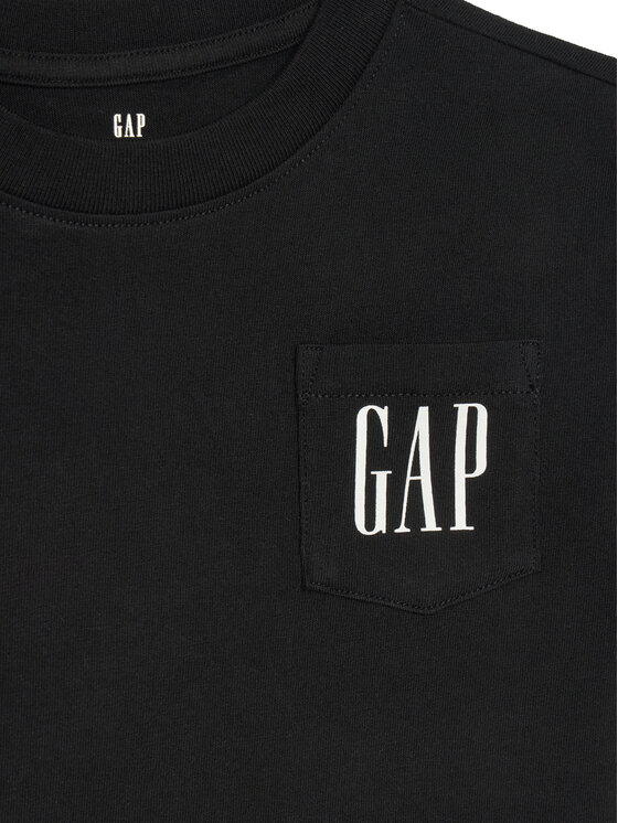 Gap Gap Футболка 745250-03 Чорний Regular Fit