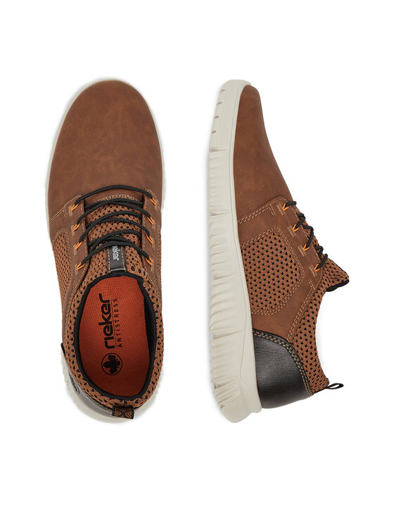 Rieker Sneakersy Rieker B7588-24 Hnědá
