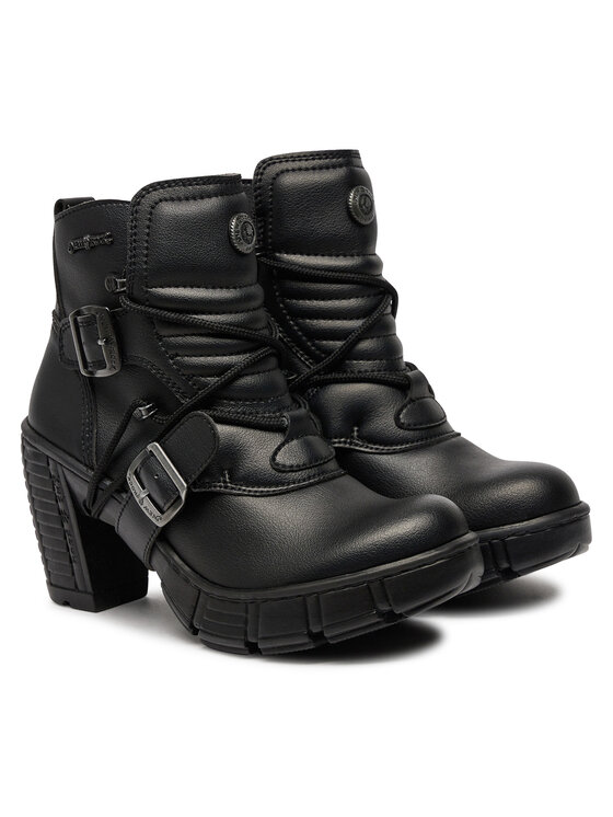 NEW ROCK Черевики NEW ROCK M-TRCASCO004-V2 Чорний