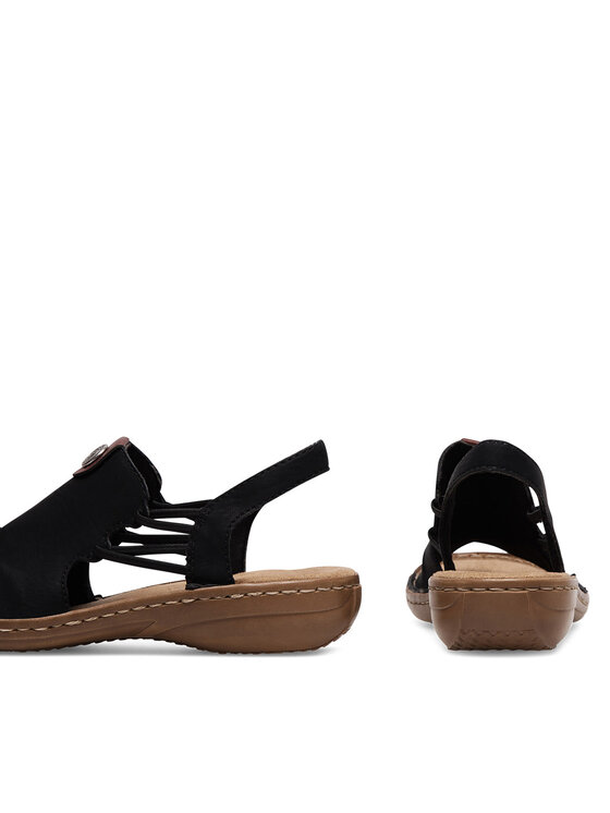 Rieker Sandale Rieker 60872-00 Negru