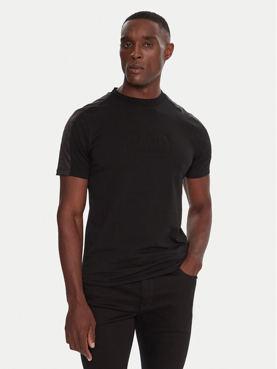 KARL LAGERFELD KARL LAGERFELD Camiseta 755030 554235 Negro Regular Fit