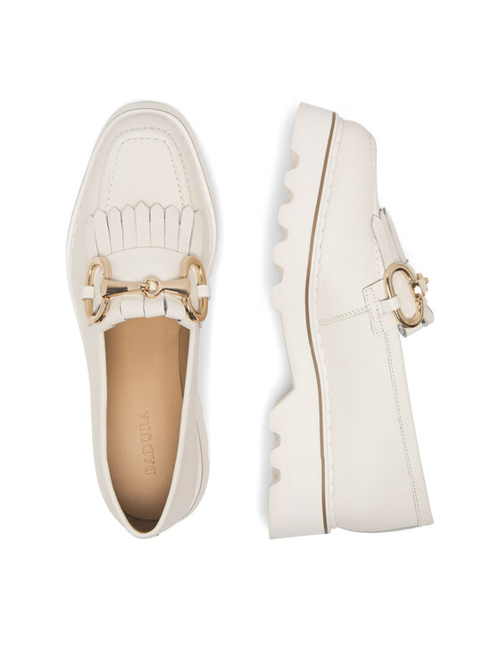 Badura Loaferai Badura NECTOR-06W1-016 Balta