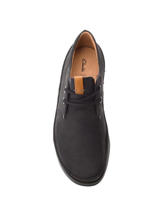 Clarks Félcipő Clarks Oakland Lace 261353947 Fekete