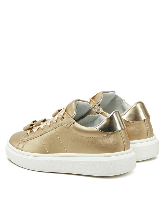Calvin Klein Jeans Laisvalaikio batai Calvin Klein Jeans Low Cut Lace-Up Sneaker V4A9-83046-1322 M Auksinė