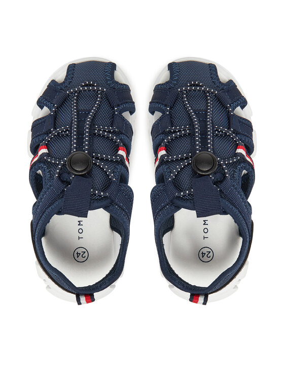 Tommy Hilfiger Sandały Tommy Hilfiger T1B2-33895-1591 S Granatowy