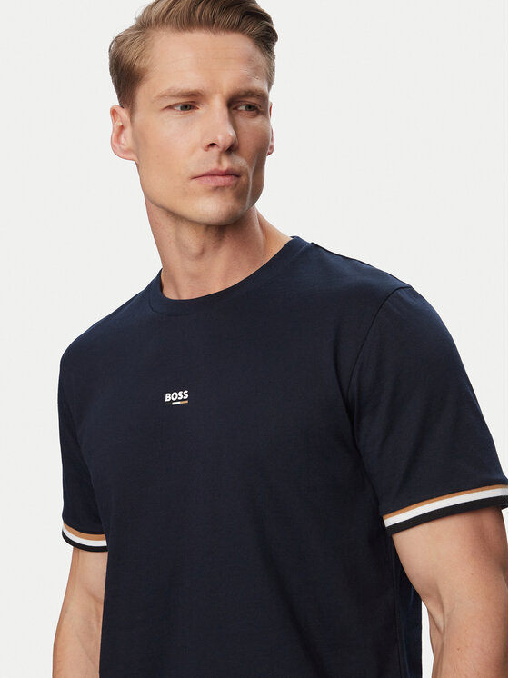 BOSS BOSS Camiseta Iconic 50557198 Azul marino Regular Fit