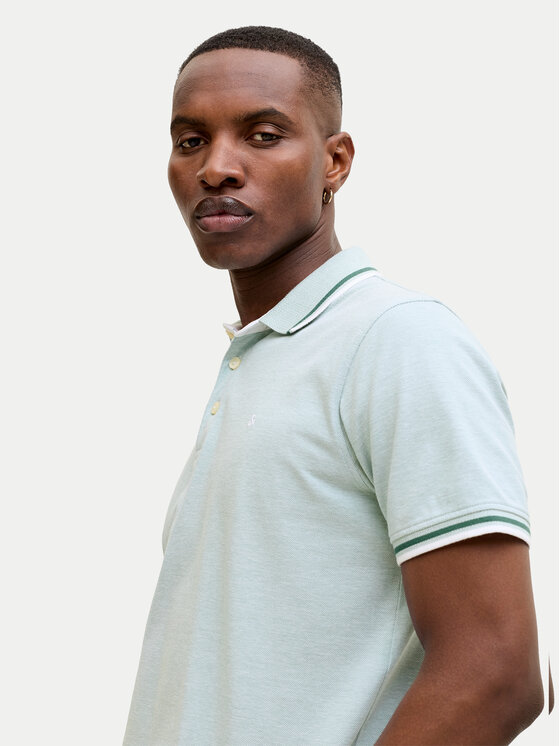 Jack & Jones Jack & Jones Polo marškinėliai Paulos 12136668 Šviesiai mėlyna Regular Fit