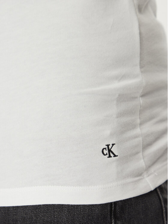 Calvin Klein Underwear Calvin Klein Underwear Σετ τιραντάκια Tank 3Pk LV00NB4184 Λευκό Slim Fit