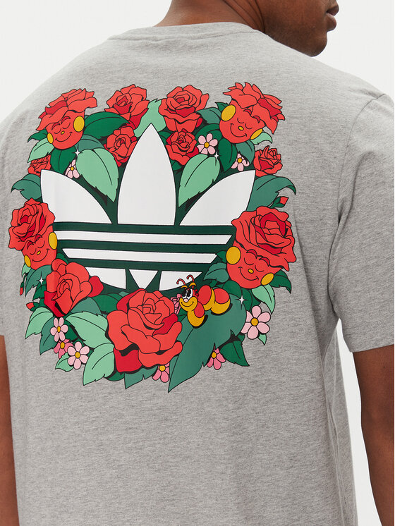 adidas adidas Футболка JN7031 Сірий Loose Fit