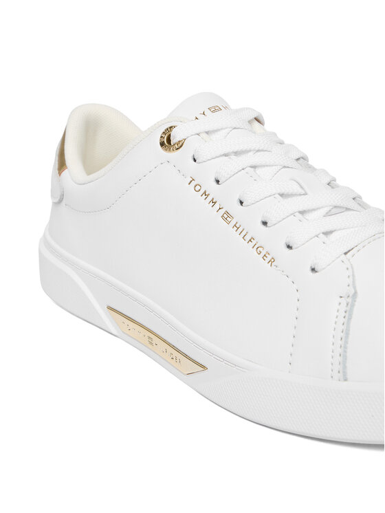 Tommy Hilfiger Sneakers Tommy Hilfiger Essential Chic Court Sneaker FW0FW09019 Alb