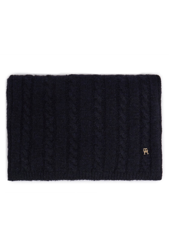 Tommy Hilfiger Šalikas Tommy Hilfiger Timeless AW0AW16990 Tamsiai mėlyna