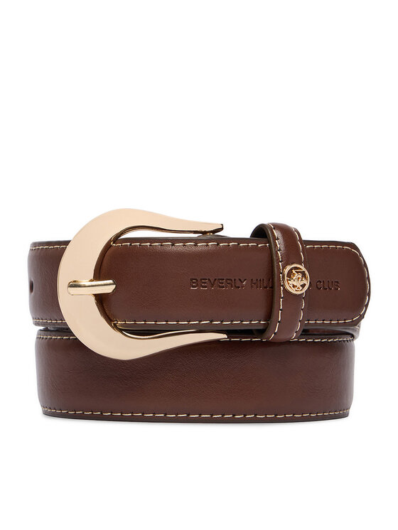 Beverly Hills Polo Club Ζώνη Beverly Hills Polo Club CEO-BHPC-W2-001-SS26 Καφέ