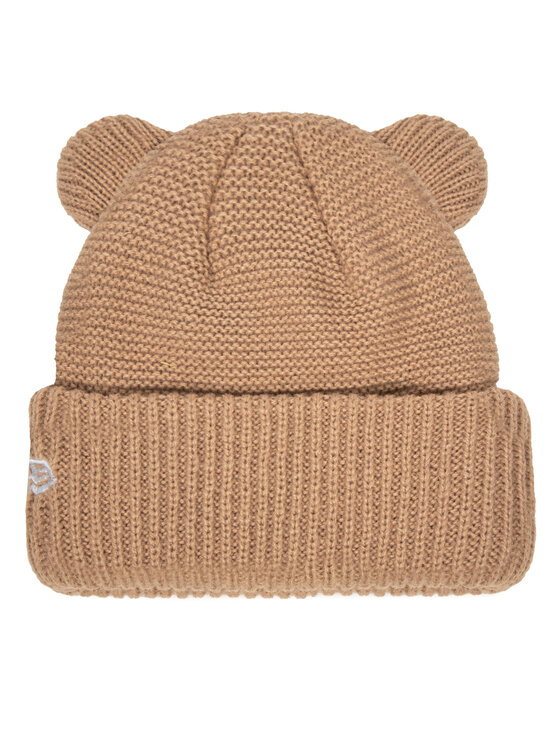 New Era Czapka New Era Teddy Bear Ears Cuff Knit Beanie 60580794 Brązowy