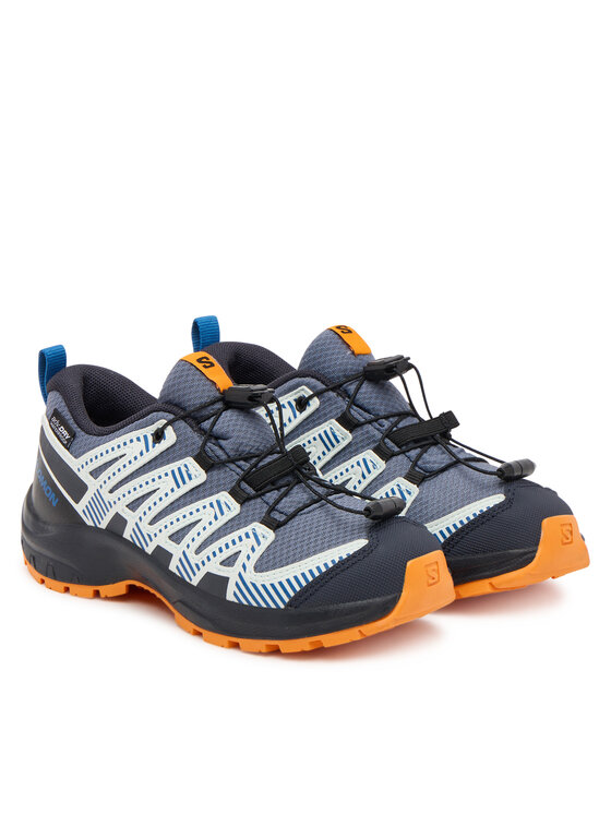 Salomon Trekingová obuv Salomon Xa Pro V8 Waterproof L47857000 Šedá