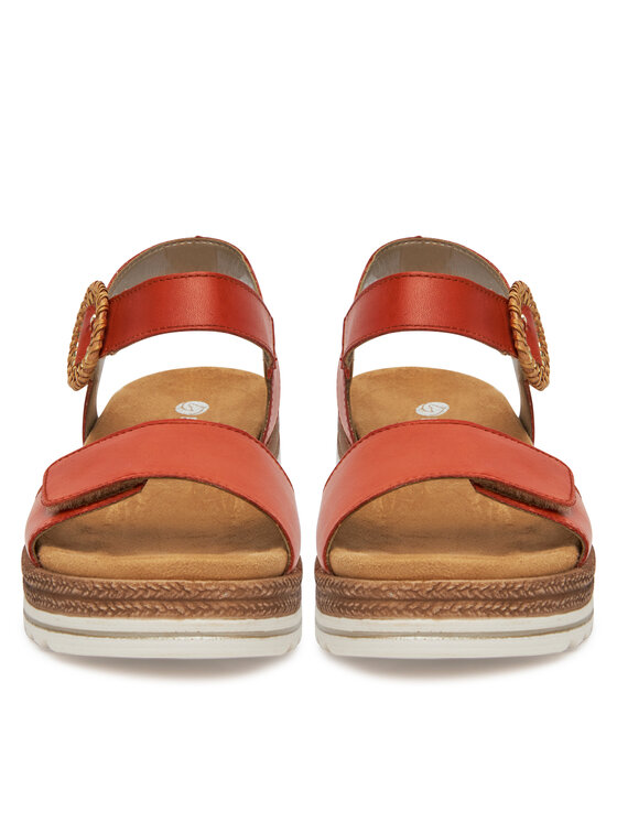 Remonte Sandále Remonte D0Q52-39 Oranžová