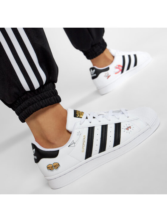 adidas Снікерcи adidas Superstar J FX5202 Білий