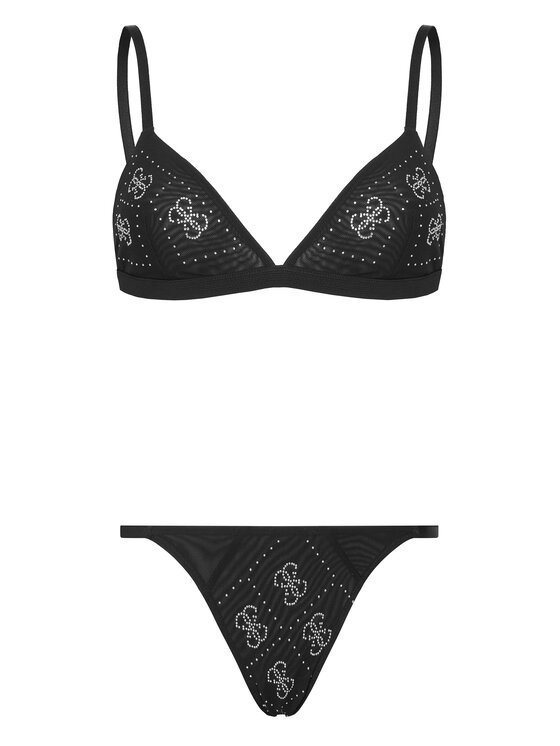 Guess Guess Conjunto de lencería O5BG05 K1740 Negro