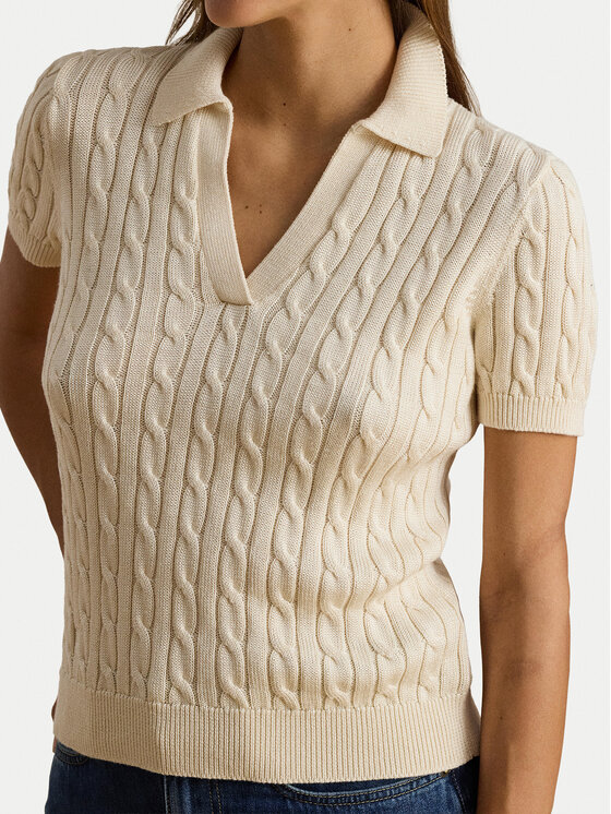 LAUREN RALPH LAUREN LAUREN RALPH LAUREN Polo 200P14041001 Crema Regular Fit