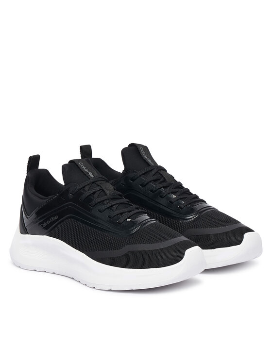 Calvin Klein Sportcipők Calvin Klein Light Eva Run Laceup Sock Jelly HW0HW03434 Fekete