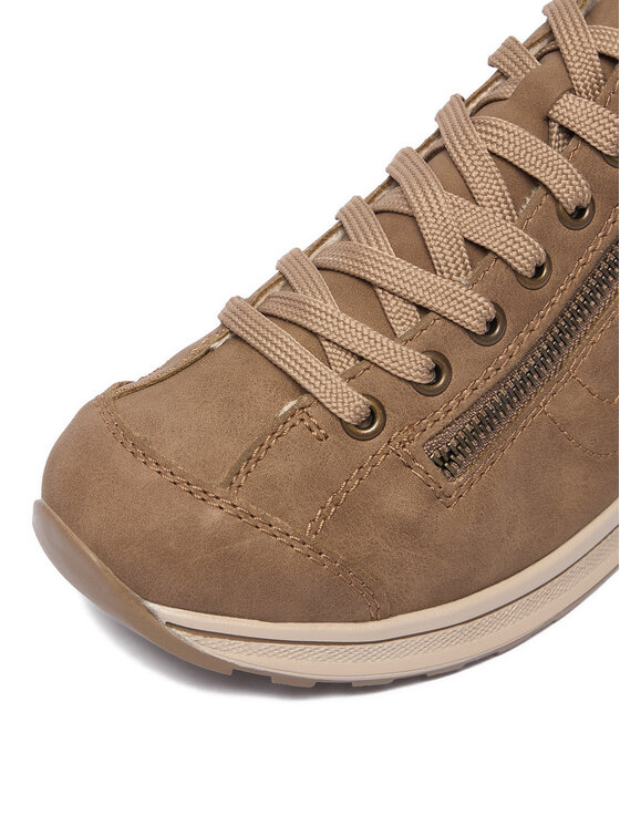 Rieker Sneakersy Rieker CEO-N1400-64 Tmavo béžová