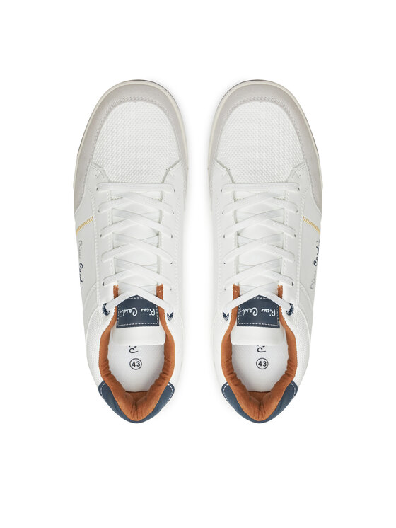 Pierre Cardin Sneakers Pierre Cardin 4127 Alb