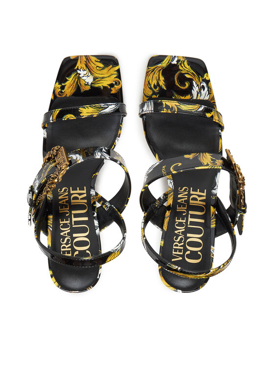 Versace Jeans Couture Босоніжки Versace Jeans Couture 78VA3S71 Чорний