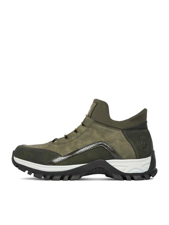 Rieker Botines planos Rieker CEO-M9883-54 Verde oscuro