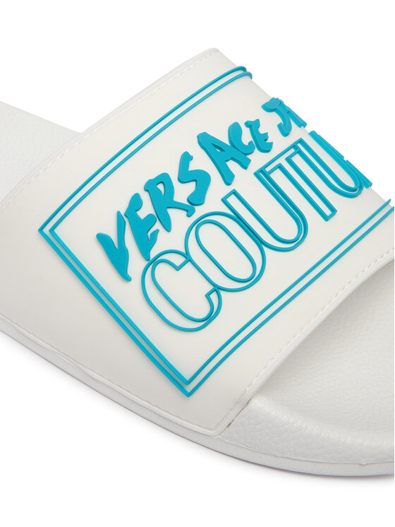 Versace Jeans Couture Шльопанці Versace Jeans Couture 80YA3SQ3 Голубий