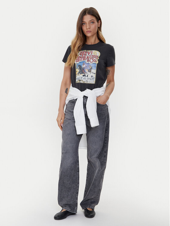 Levi's® Levi's® Camiseta The Perfect 17369-3309 Negro Standard Fit
