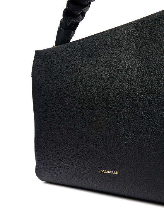 Coccinelle Сумка Coccinelle M250 Boheme Grana Double E1 M50 19 02 01 Чорний