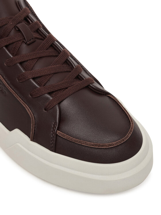 Calvin Klein Laisvalaikio batai Calvin Klein Chunky Cupsole Lace Up Lth Pinch YM0YM01454 Vyšninė