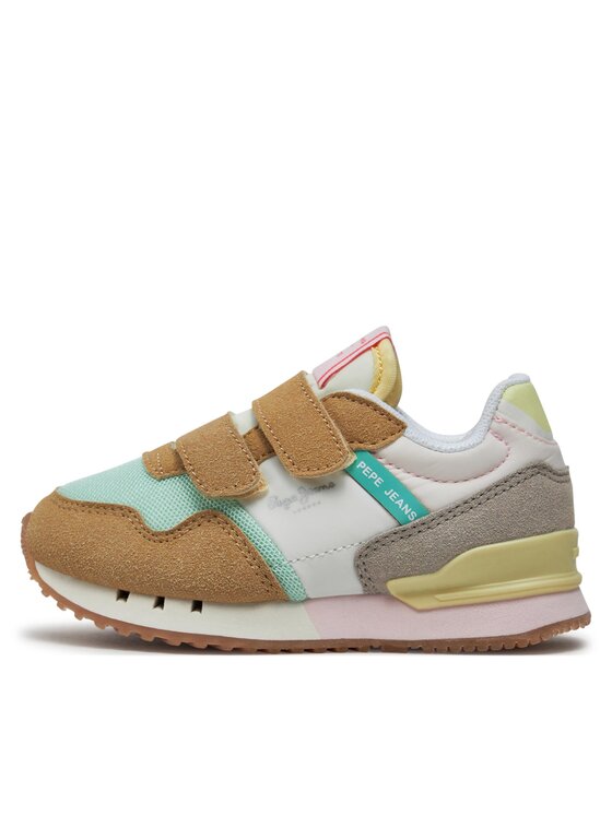Pepe Jeans Сникърси Pepe Jeans London Urban Gk PGS30599 Бежов