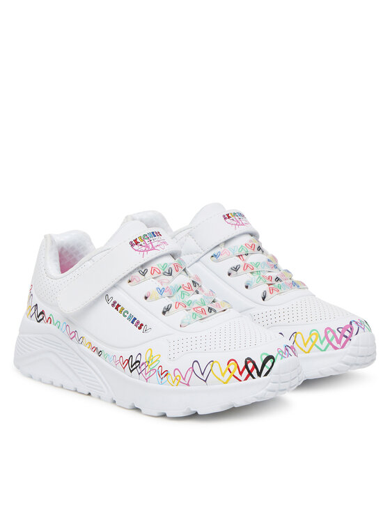 Skechers Снікерcи Skechers Uno Lite 314091L WMLT Білий