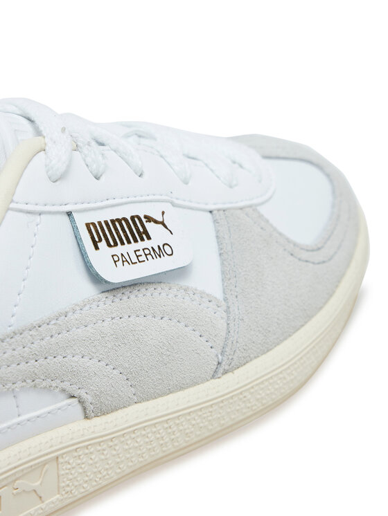 Puma Sneakersy Puma Palermo Leather Big Kid 397275 02 Sivá