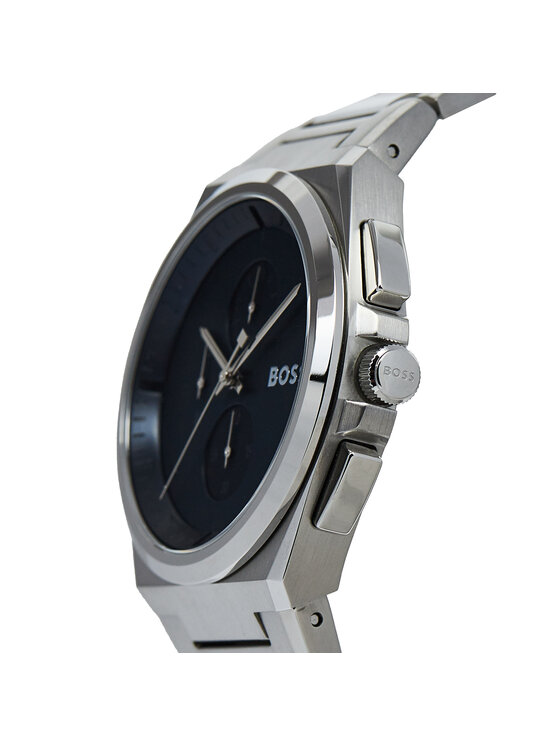 BOSS Годинник Boss Steer 1514048 Срібний