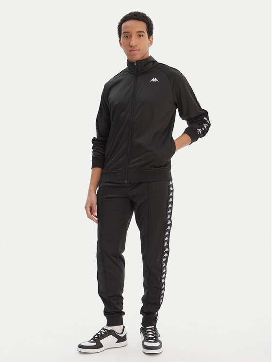 Kappa Kappa Sudadera Banda Anniston 301EFU0 Negro Slim Fit