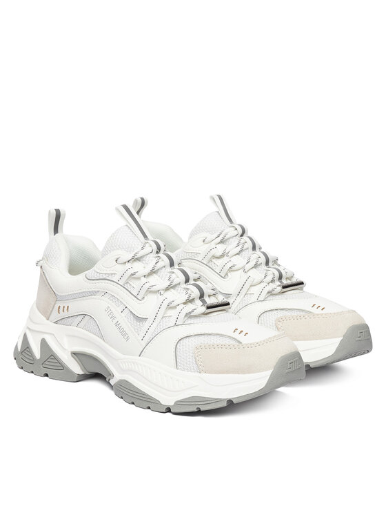 Steve Madden Снікерcи Steve Madden Animates SM11004763 Білий