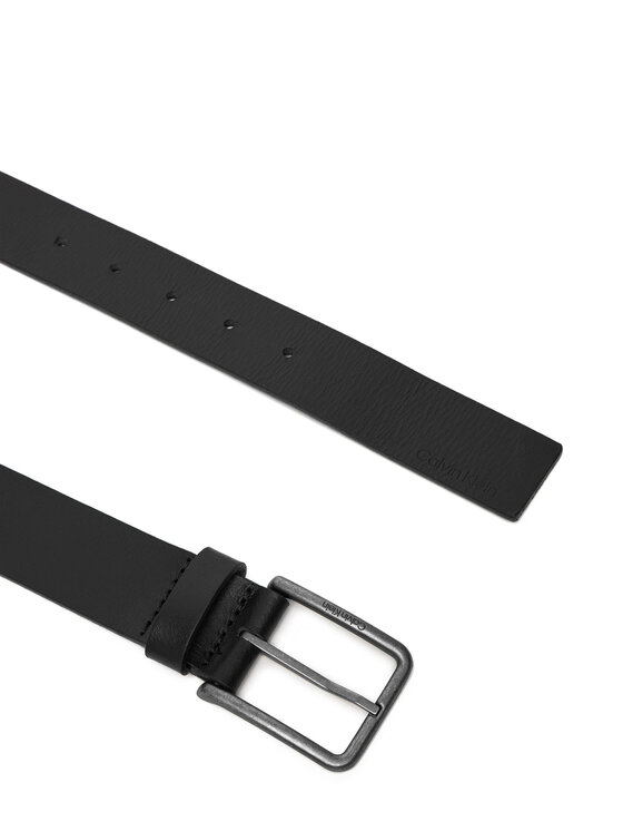 Calvin Klein Ζώνη Ανδρική Calvin Klein Warmth Buckle Smooth 35Mm LV04D7047G Μαύρο