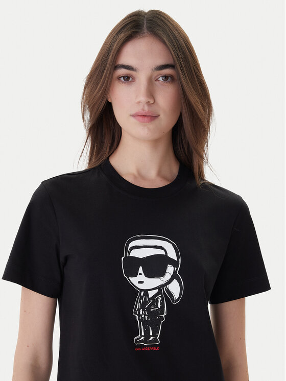 KARL LAGERFELD KARL LAGERFELD Camiseta A1W17126 Negro Regular Fit