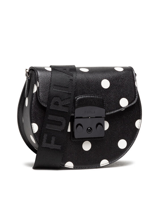 Furla Torbica Furla Metropolis Mini Crossbody Round BAJTEP0-AX0766-TYY00-9-012-20-BG-B Crna