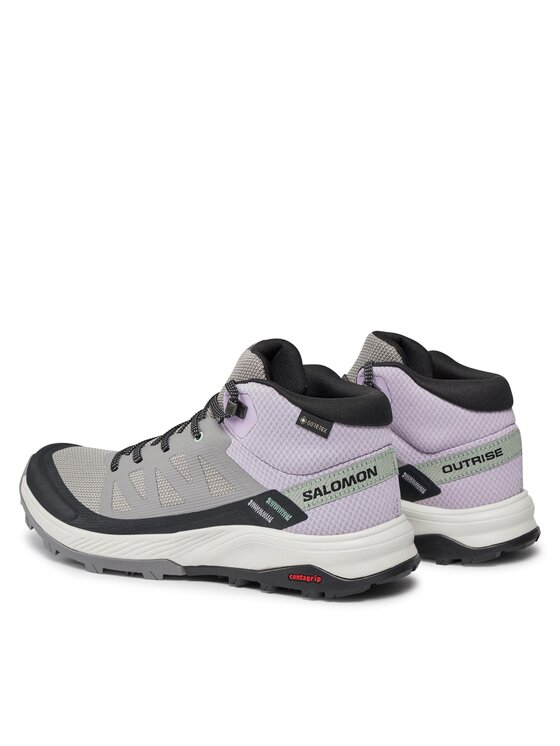 Salomon Трекінгові черевики Salomon Outrise Mid GORE-TEX L47160600 Сірий
