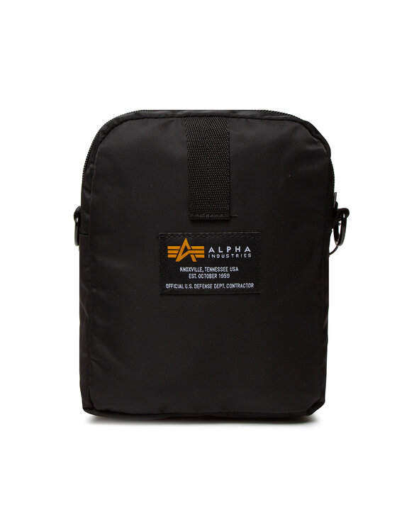 Alpha Industries Плоска сумка Alpha Industries Crew Carry Bag 196924 Чорний