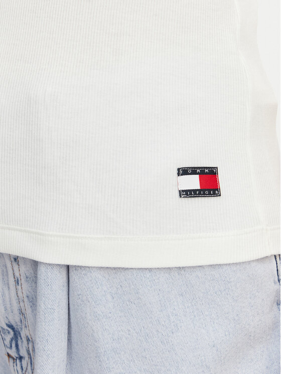 Tommy Hilfiger Tommy Hilfiger Top UW0UW06308 Blanco Regular Fit