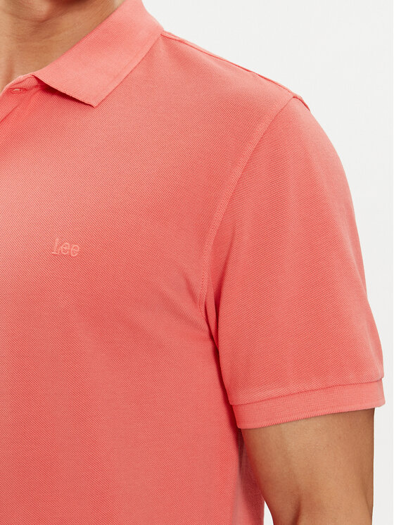 Lee Lee Polo 112349955 Κόκκινο Regular Fit