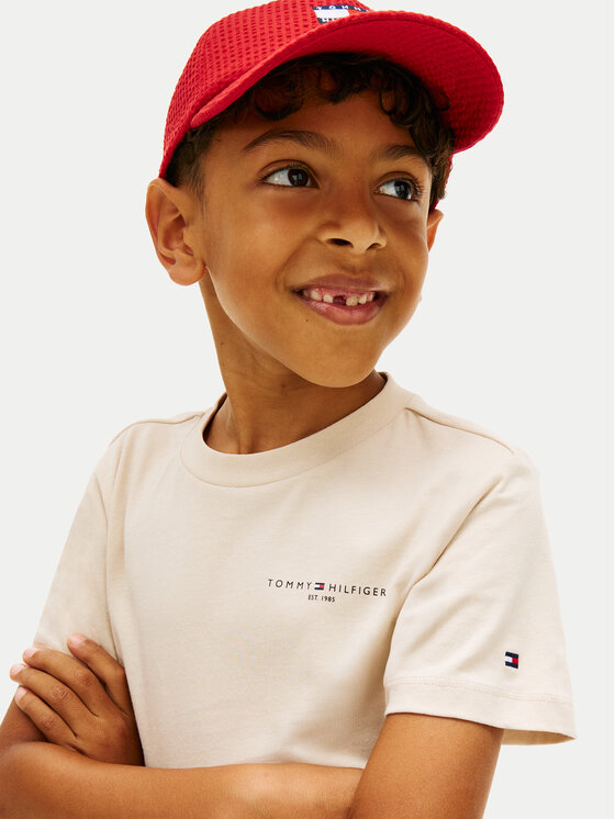 Tommy Hilfiger Tommy Hilfiger Camiseta KS0KS00661 Beis Regular Fit