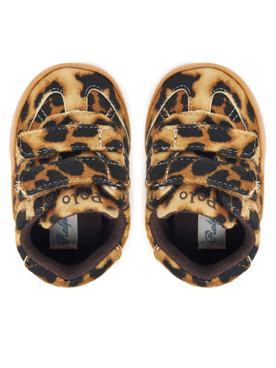 Polo Ralph Lauren Scarpette per neonati Polo Ralph Lauren Heritage Court III T-Toe RL03388256 Marrone